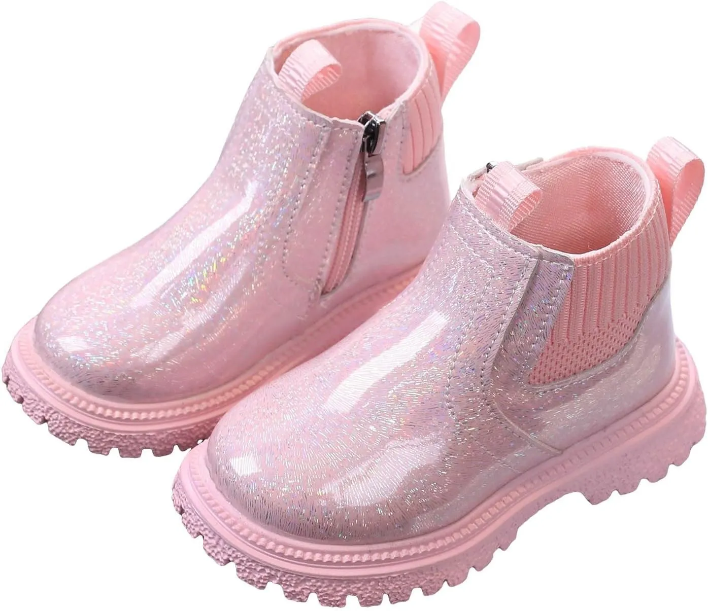 Toddler Walking Shoes Ankle Boots Winter Snow Boots for Infant Shoes High Top Combat Ankle Boots Baby Lightweight Slip on First Walker,Winter Warm Shoes Walking Shoes Boy Girl Outdoor Booties