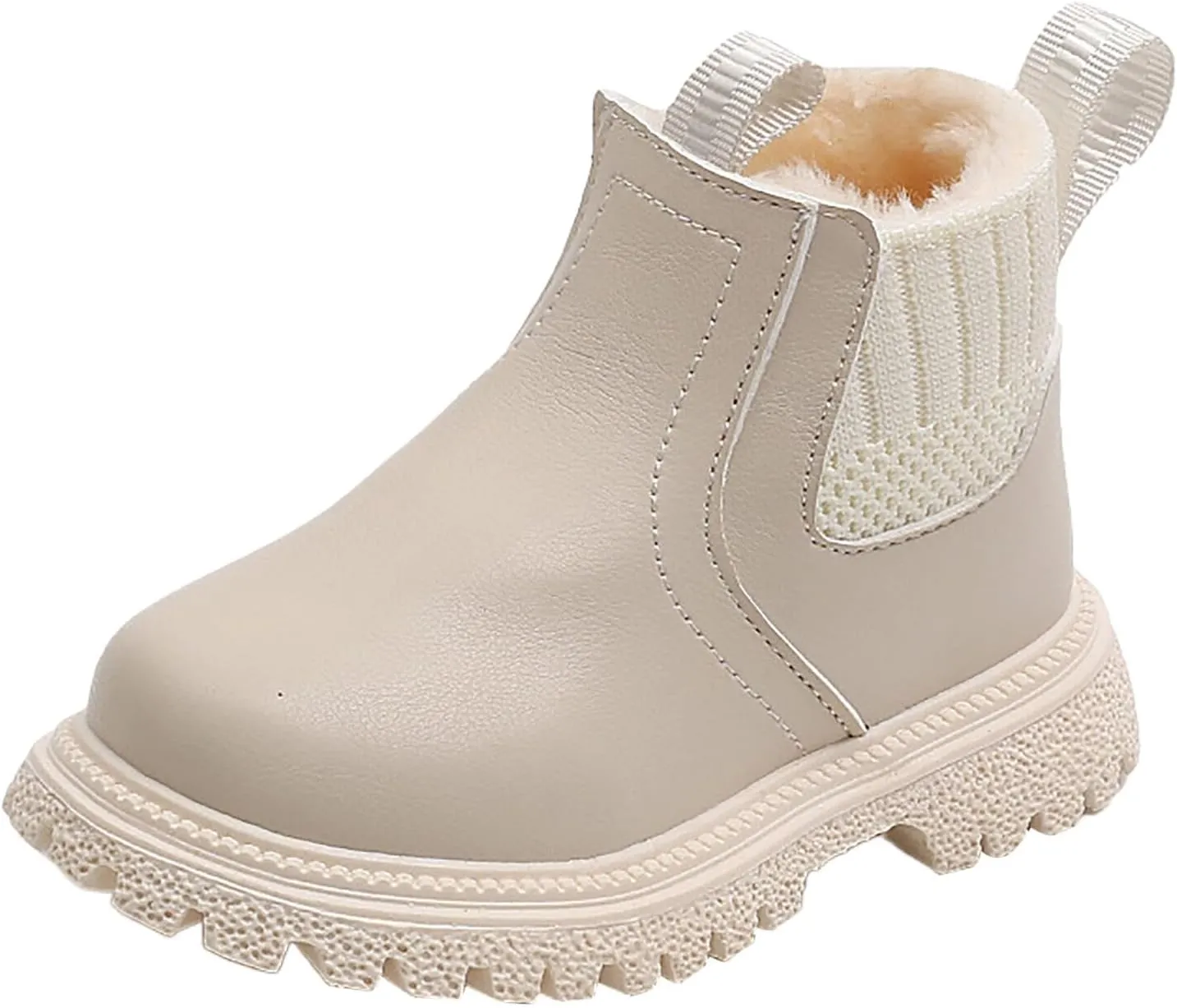 Toddler Walking Shoes Ankle Boots Winter Snow Boots for Infant Shoes High Top Combat Ankle Boots Baby Lightweight Slip on First Walker,Winter Warm Shoes Walking Shoes Boy Girl Outdoor Booties