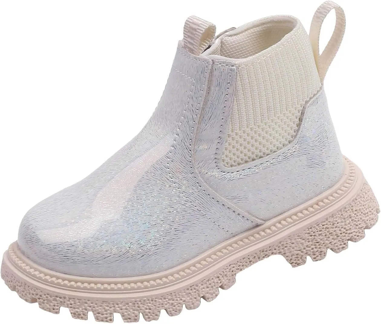 Toddler Walking Shoes Ankle Boots Winter Snow Boots for Infant Shoes High Top Combat Ankle Boots Baby Lightweight Slip on First Walker,Winter Warm Shoes Walking Shoes Boy Girl Outdoor Booties