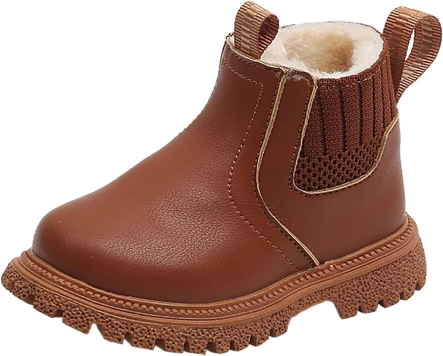 Toddler Walking Shoes Ankle Boots Winter Snow Boots for Infant Shoes High Top Combat Ankle Boots Baby Lightweight Slip on First Walker,Winter Warm Shoes Walking Shoes Boy Girl Outdoor Booties