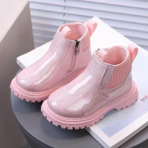 Toddler Walking Shoes Ankle Boots Winter Snow Boots for Infant Shoes High Top Combat Ankle Boots Baby Lightweight Slip on First Walker,Winter Warm Shoes Walking Shoes Boy Girl Outdoor Booties