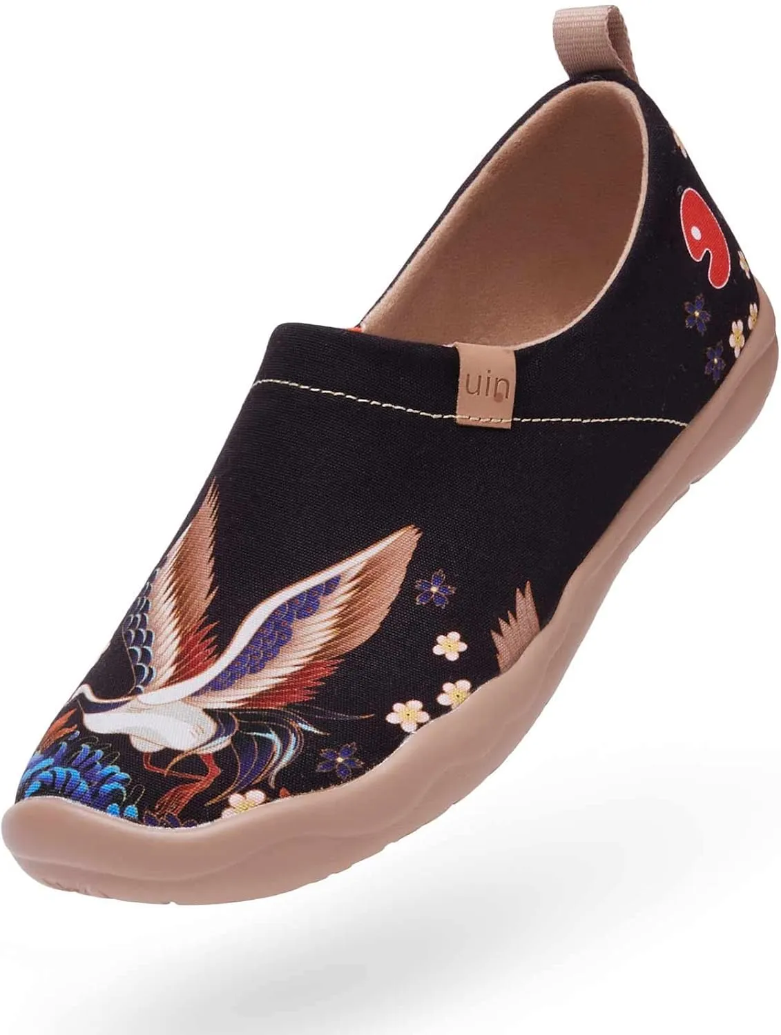 UIN Women's Art Travel Slip-On Shoes Casual Lightweight Breathable Flats Comfortable Loafers