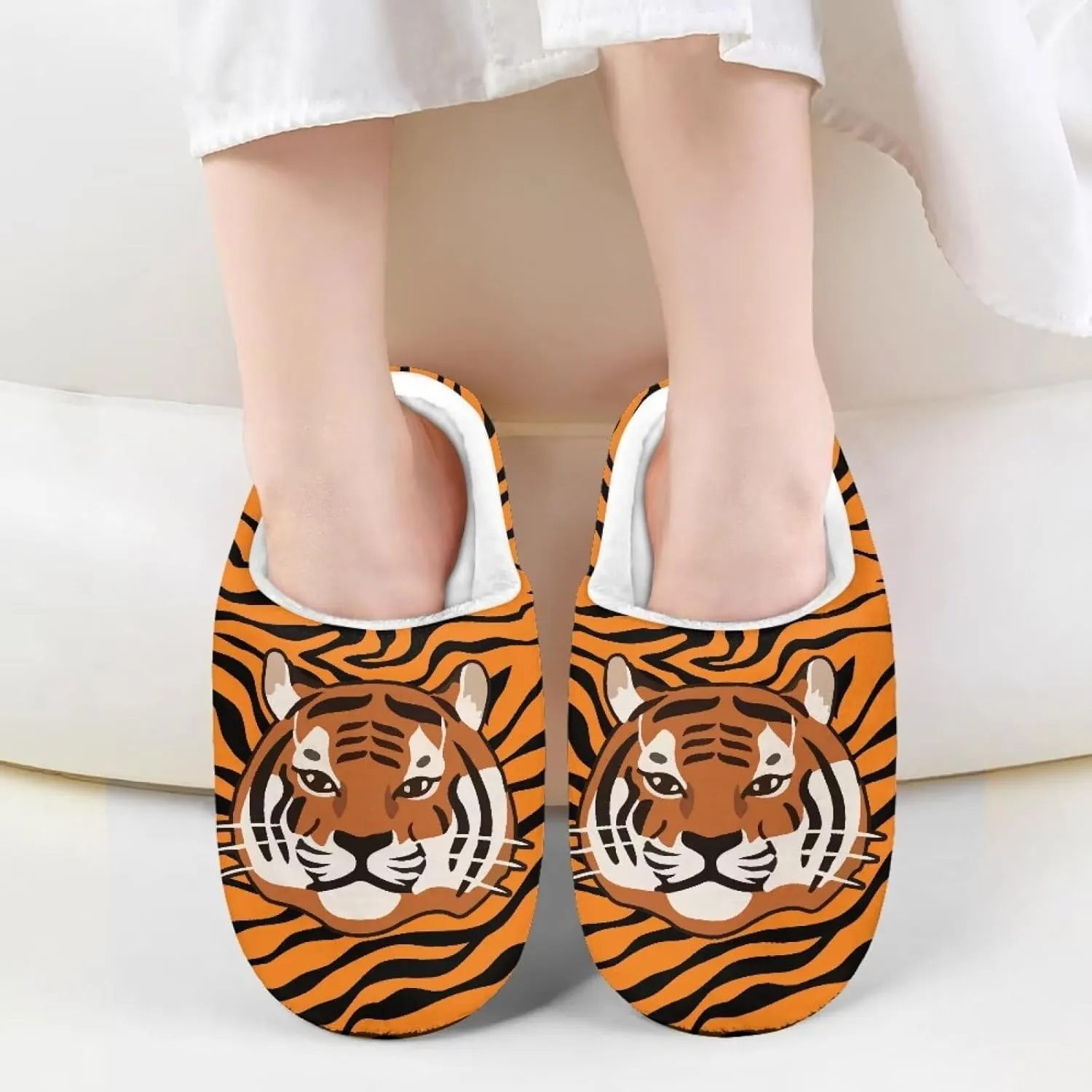 Veniyate Kids Fuzzy House Memory Foam Slippers Bedroom Shoes Cozy Indoor Slide for Boys Girls