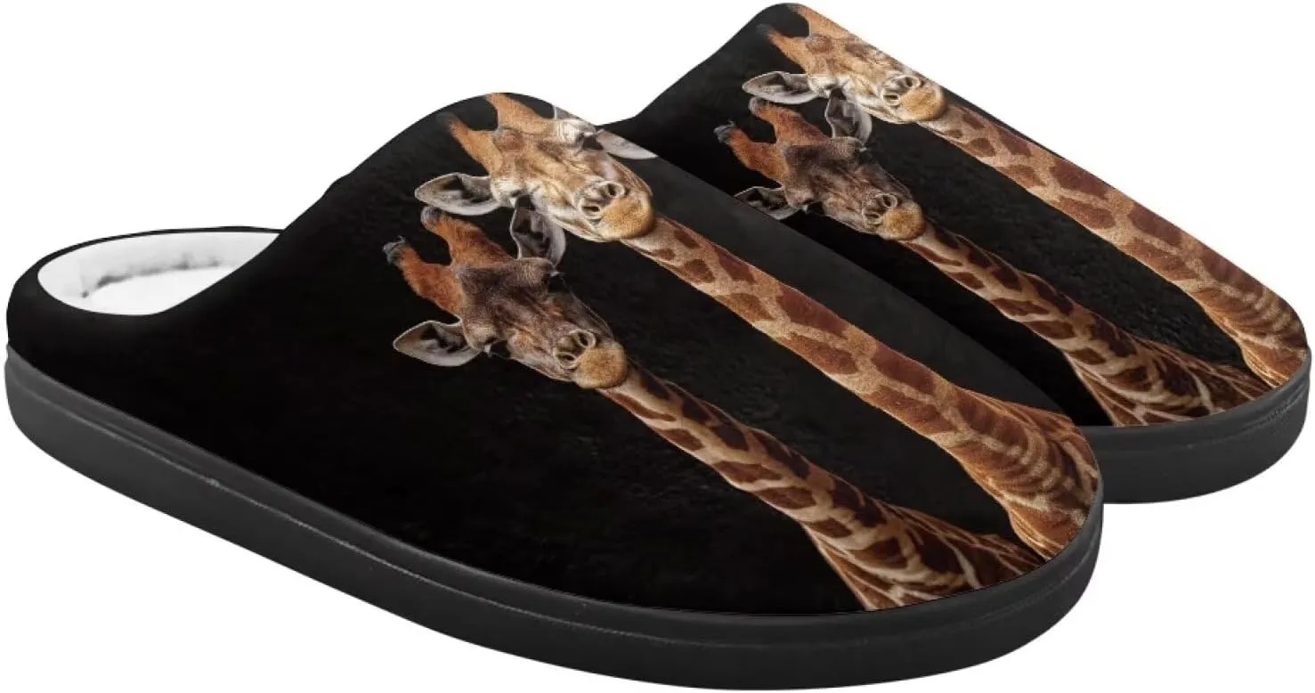 Veniyate Kids Fuzzy House Memory Foam Slippers Bedroom Shoes Cozy Indoor Slide for Boys Girls