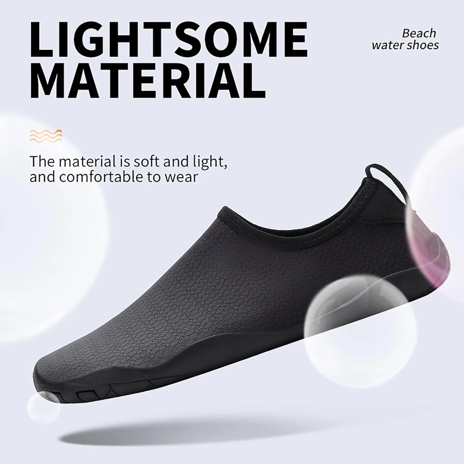 Water Shoes for Aqua Sports Quick Dry Barefoot Women Men Beach Swim Pool Surf Yoga Hiking Kayaking Lightweight Non Slip Outdoor