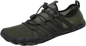 Water Shoes Men Wide Breathable Non Slip Athletic Water Shoes for Hiking Water Shoes for Men Wide Width Outdoor Water Sandal for Water Sports Travel Walk