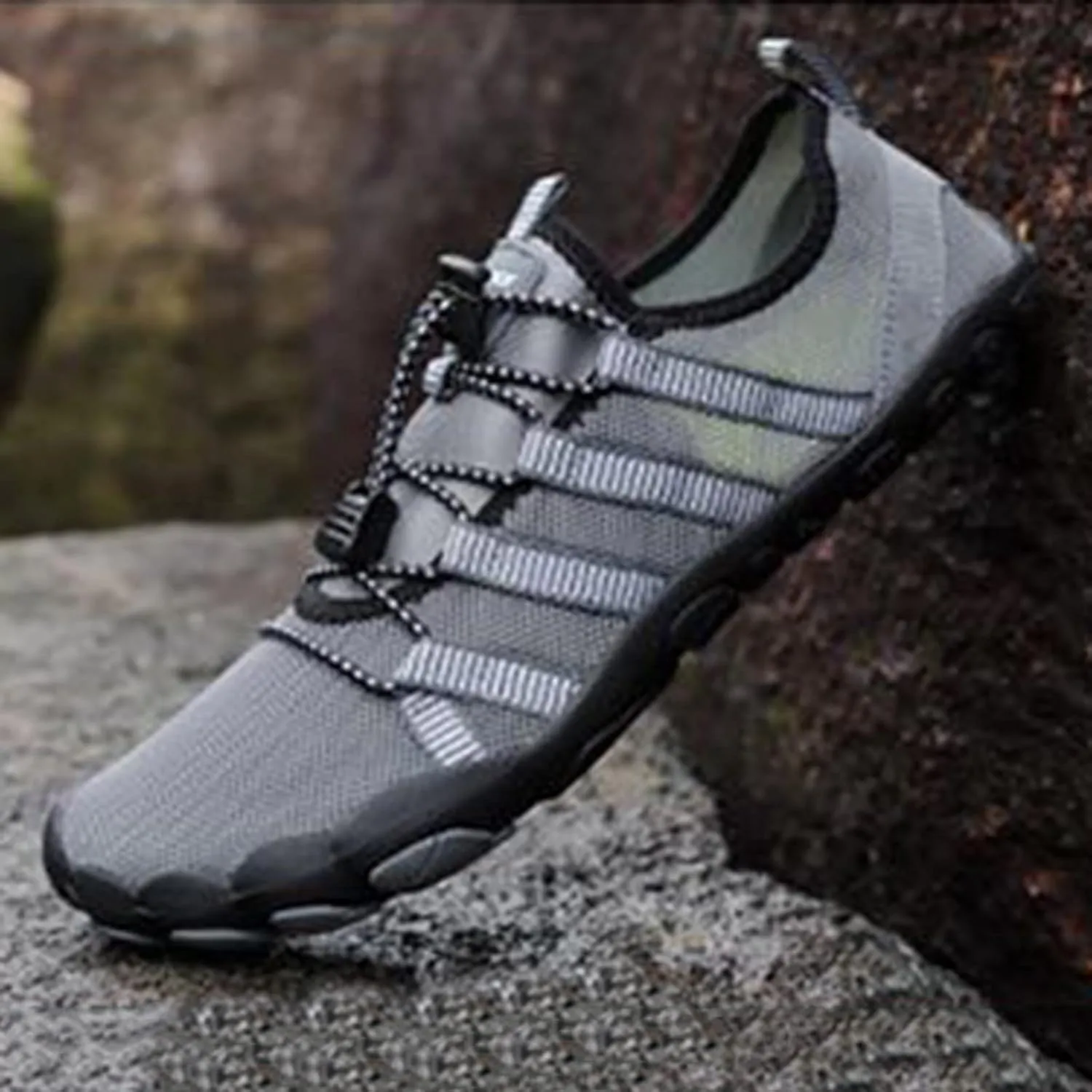 Water Shoes Men Wide Breathable Non Slip Athletic Water Shoes for Hiking Water Shoes for Men Wide Width Outdoor Water Sandal for Water Sports Travel Walk