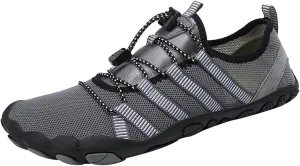 Water Shoes Men Wide Breathable Non Slip Athletic Water Shoes for Hiking Water Shoes for Men Wide Width Outdoor Water Sandal for Water Sports Travel Walk