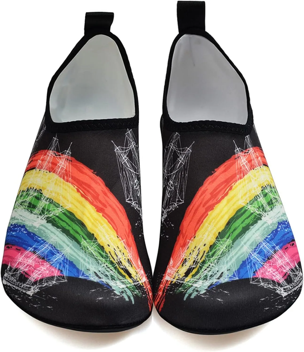 Water Shoes Men Wide Toe Breathable Barefoot Shoes Women Hiking for Boating Fishing Diving Surfing