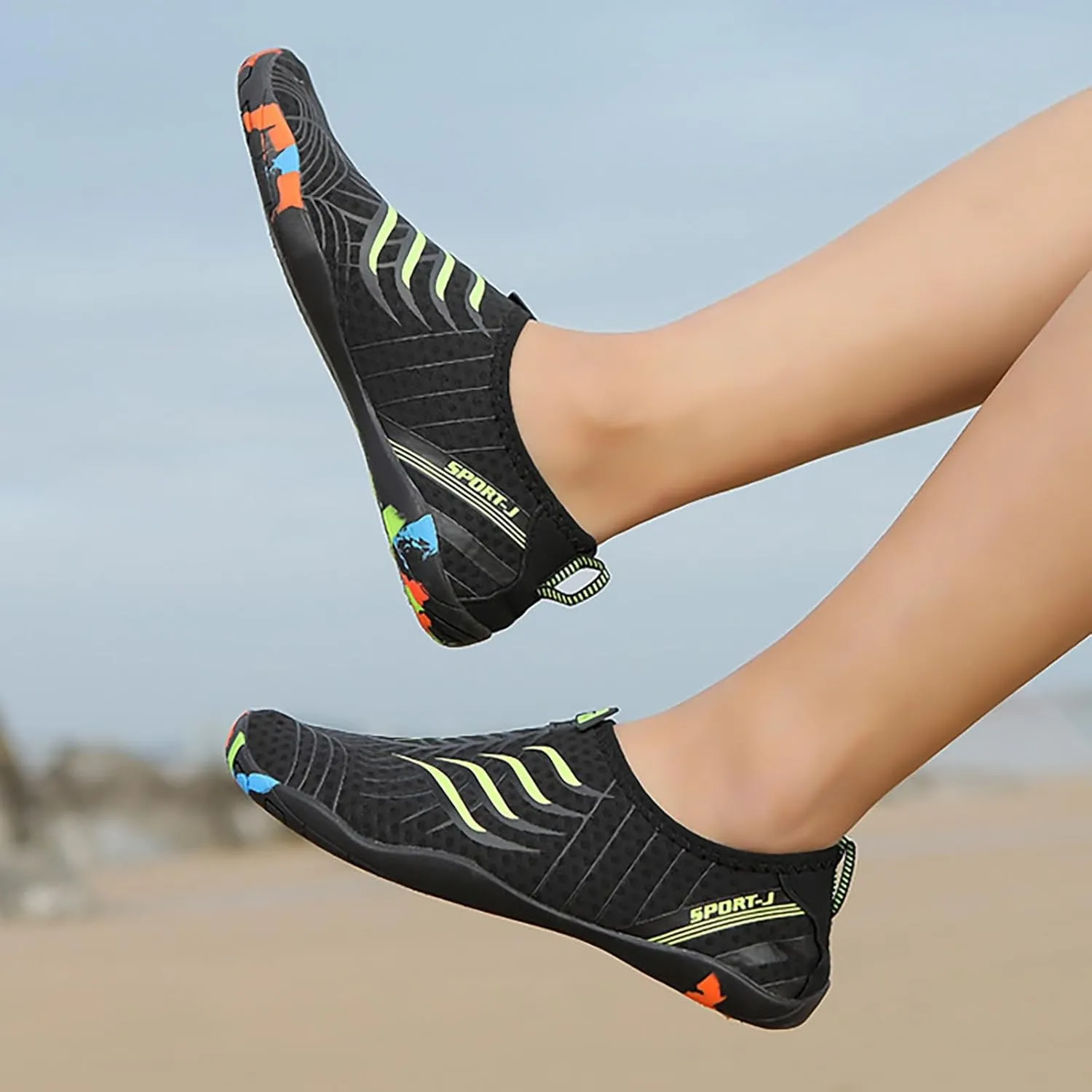 Water Shoes Men Wide Toe Breathable Barefoot Shoes Women Hiking for Boating Fishing Diving Surfing