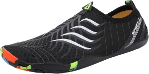 Water Shoes Men Wide Toe Breathable Barefoot Shoes Women Hiking for Boating Fishing Diving Surfing