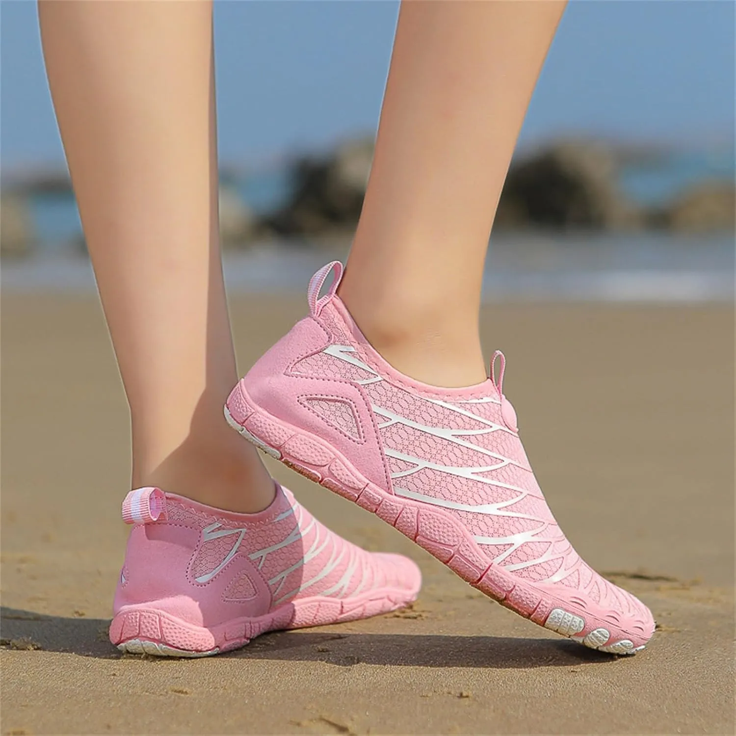 Water Shoes Mens Womens Quick Dry Barefoot Aqua Socks Beach Swim Pool Shoes Non Slip Outdoor Sports Hiking Surf Yoga Lightweight