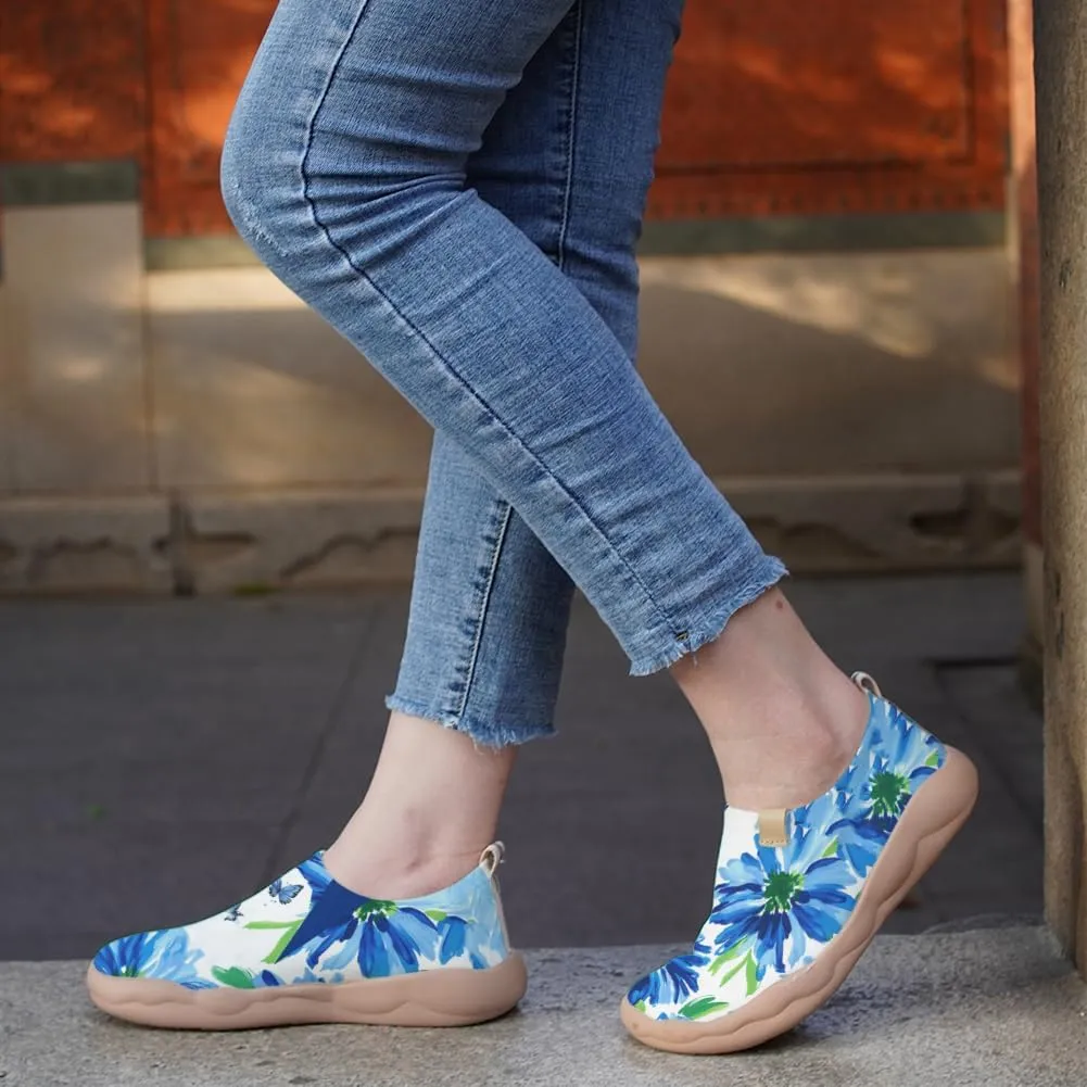 Women's Art Travel Slip-On Loafers Casual Shoes Lightweight Breathable Flats Comfortable Sneakers Garden Series