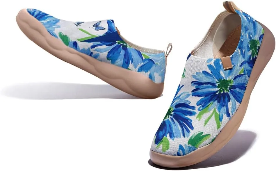 Women's Art Travel Slip-On Loafers Casual Shoes Lightweight Breathable Flats Comfortable Sneakers Garden Series