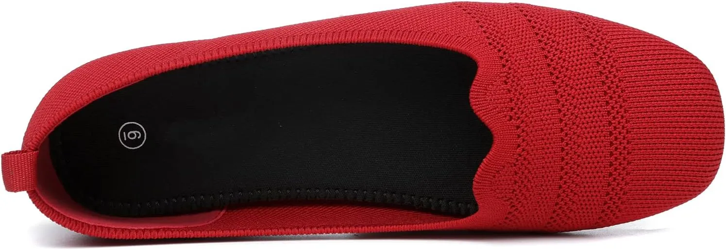Women's Ballet Flats Ladies Dress Shoes Work Flats Office Shoes Breathable Flats Pointed Toe Flats 6-10