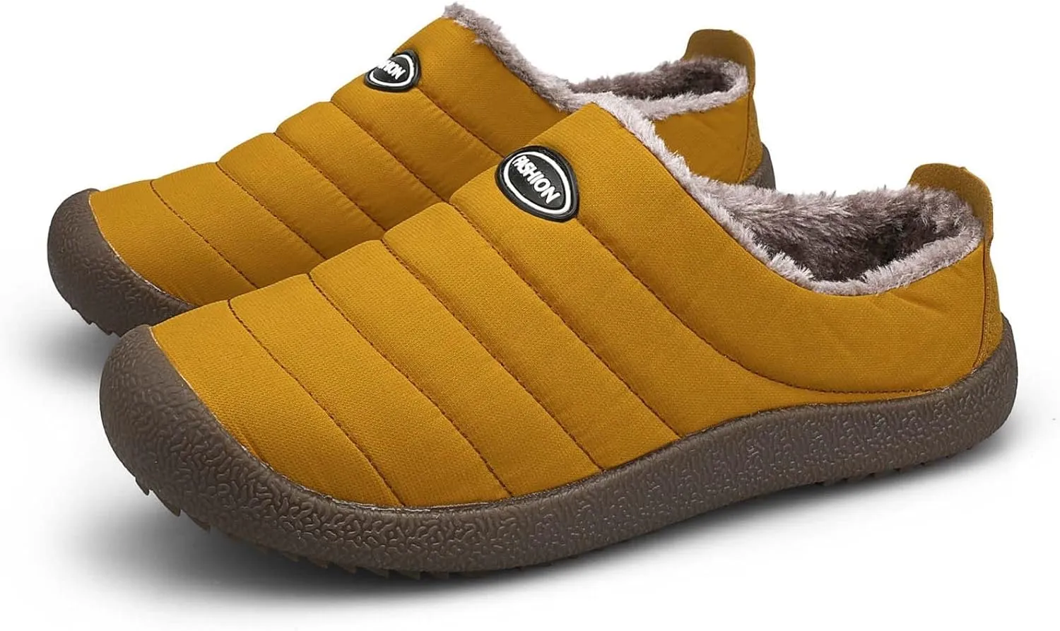 Women's Cotton Slippers Plus Velvet Warm Household Boots Soft Flat Soled Snow Boots Lightweight Winter Boots