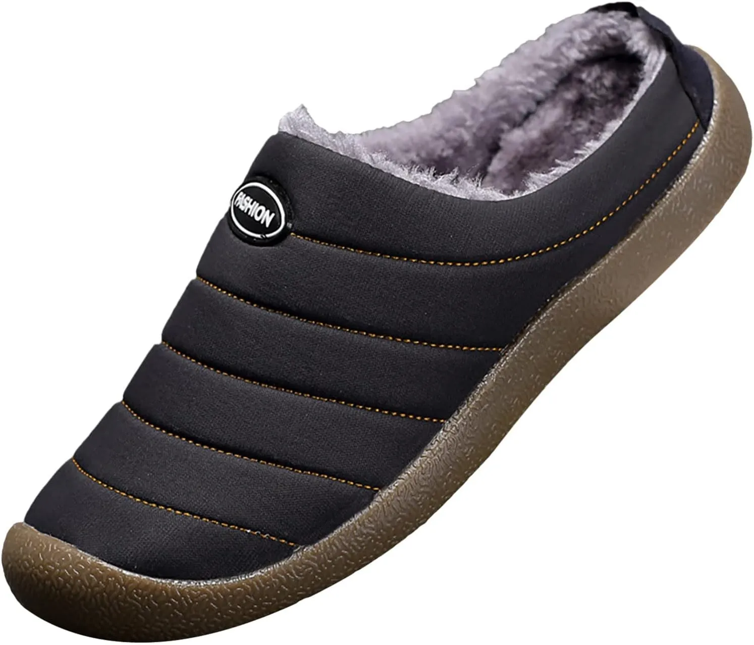 Women's Cotton Slippers Plus Velvet Warm Household Boots Soft Flat Soled Snow Boots Lightweight Winter Boots
