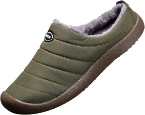 Women's Cotton Slippers Plus Velvet Warm Household Boots Soft Flat Soled Snow Boots Lightweight Winter Boots