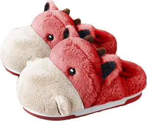 Womens Cute shoes hippo slippers Animal Slippers Novelty Cozy Fuzzy Slippers Soft Plush Winter Warm House Shoes cotton slippers