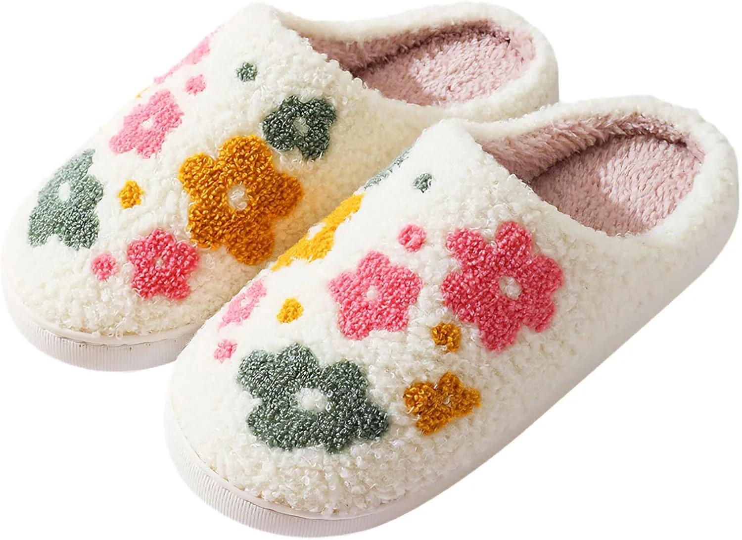 Women's Men's Funny Animal Slippers Cute Cartoon Plush Warm Comfy Couple Indoor Outdoor Home Shoes