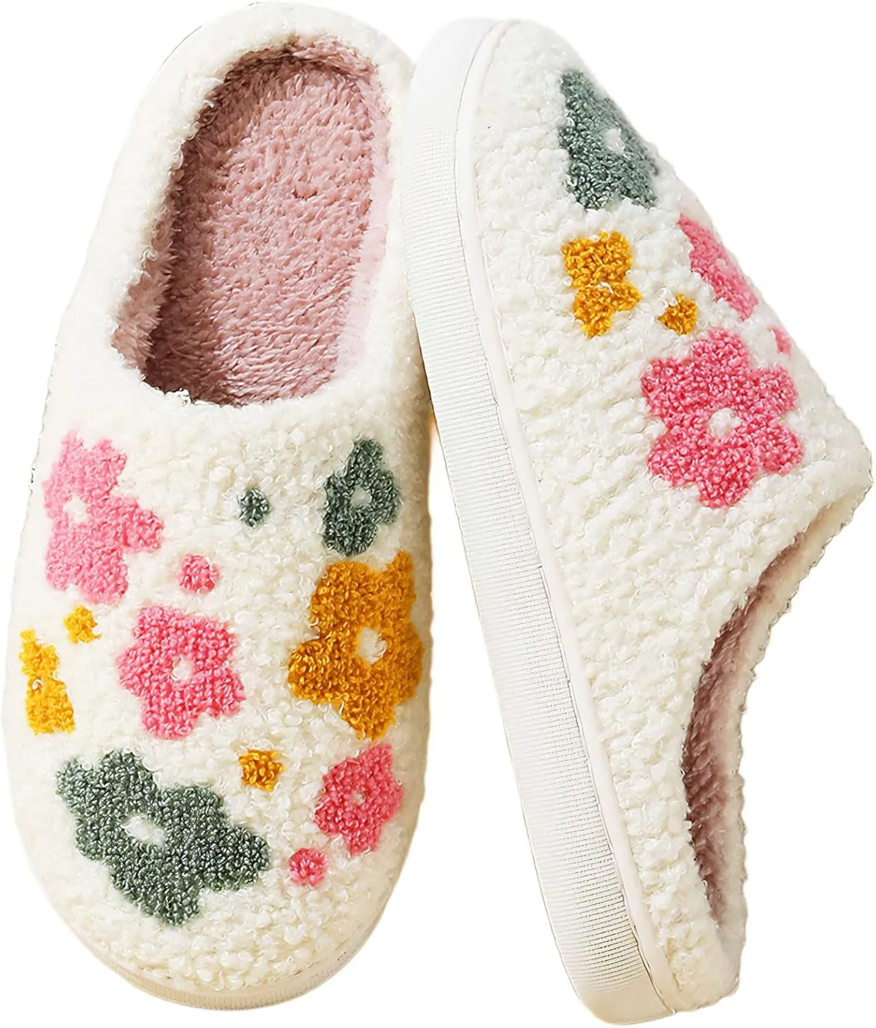 Women's Men's Funny Animal Slippers Cute Cartoon Plush Warm Comfy Couple Indoor Outdoor Home Shoes