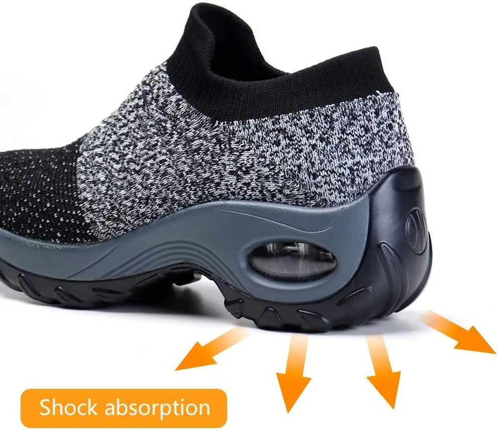 Women's Running Sneakers Air Shock Absorber Mesh Lightweight Breathable Outdoor Sports Jogging Sports Running Shoes