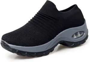 Women's Running Sneakers Air Shock Absorber Mesh Lightweight Breathable Outdoor Sports Jogging Sports Running Shoes