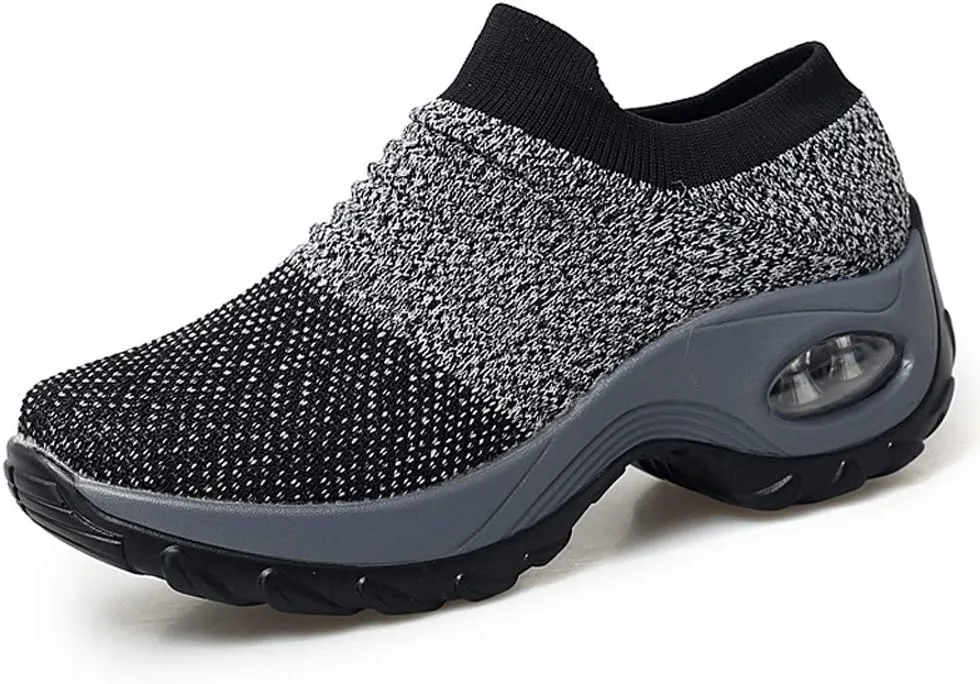 Women's Running Sneakers Air Shock Absorber Mesh Lightweight Breathable Outdoor Sports Jogging Sports Running Shoes