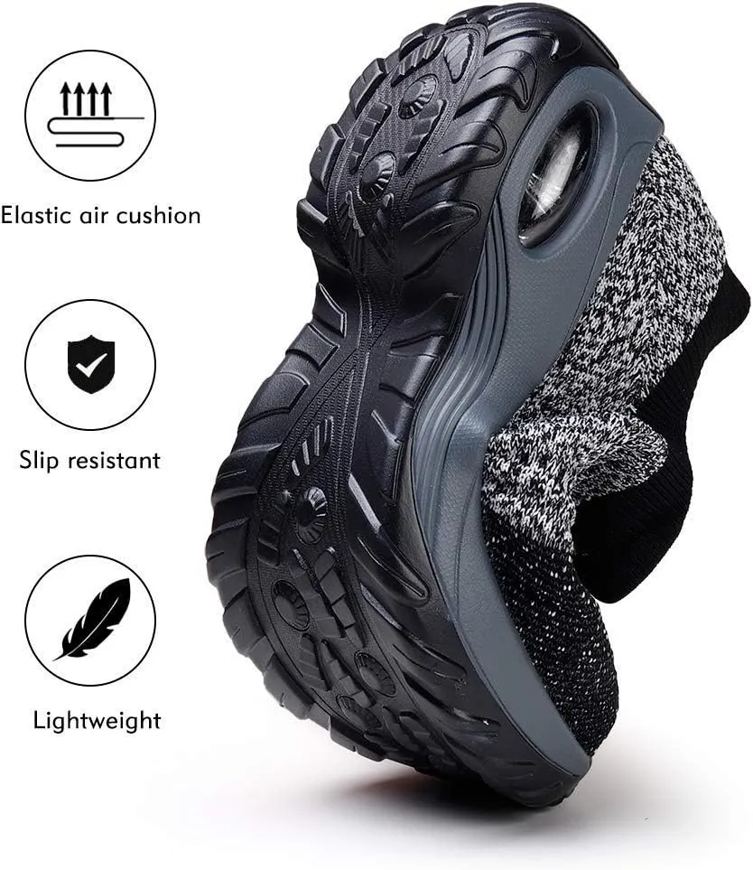 Women's Running Sneakers Air Shock Absorber Mesh Lightweight Breathable Outdoor Sports Jogging Sports Running Shoes