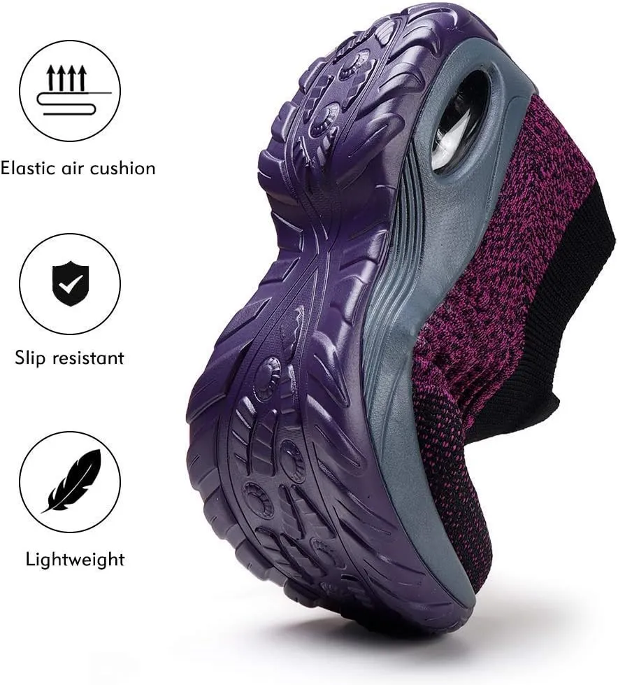 Women's Running Sneakers Air Shock Absorber Mesh Lightweight Breathable Outdoor Sports Jogging Sports Running Shoes
