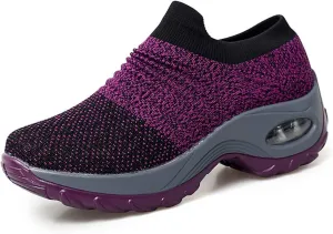 Women's Running Sneakers Air Shock Absorber Mesh Lightweight Breathable Outdoor Sports Jogging Sports Running Shoes