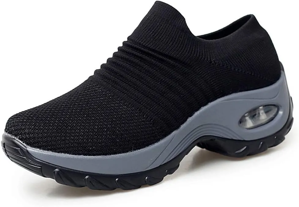 Women's Running Sneakers Air Shock Absorber Mesh Lightweight Breathable Outdoor Sports Jogging Sports Running Shoes