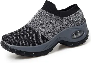 Women's Running Sneakers Air Shock Absorber Mesh Lightweight Breathable Outdoor Sports Jogging Sports Running Shoes