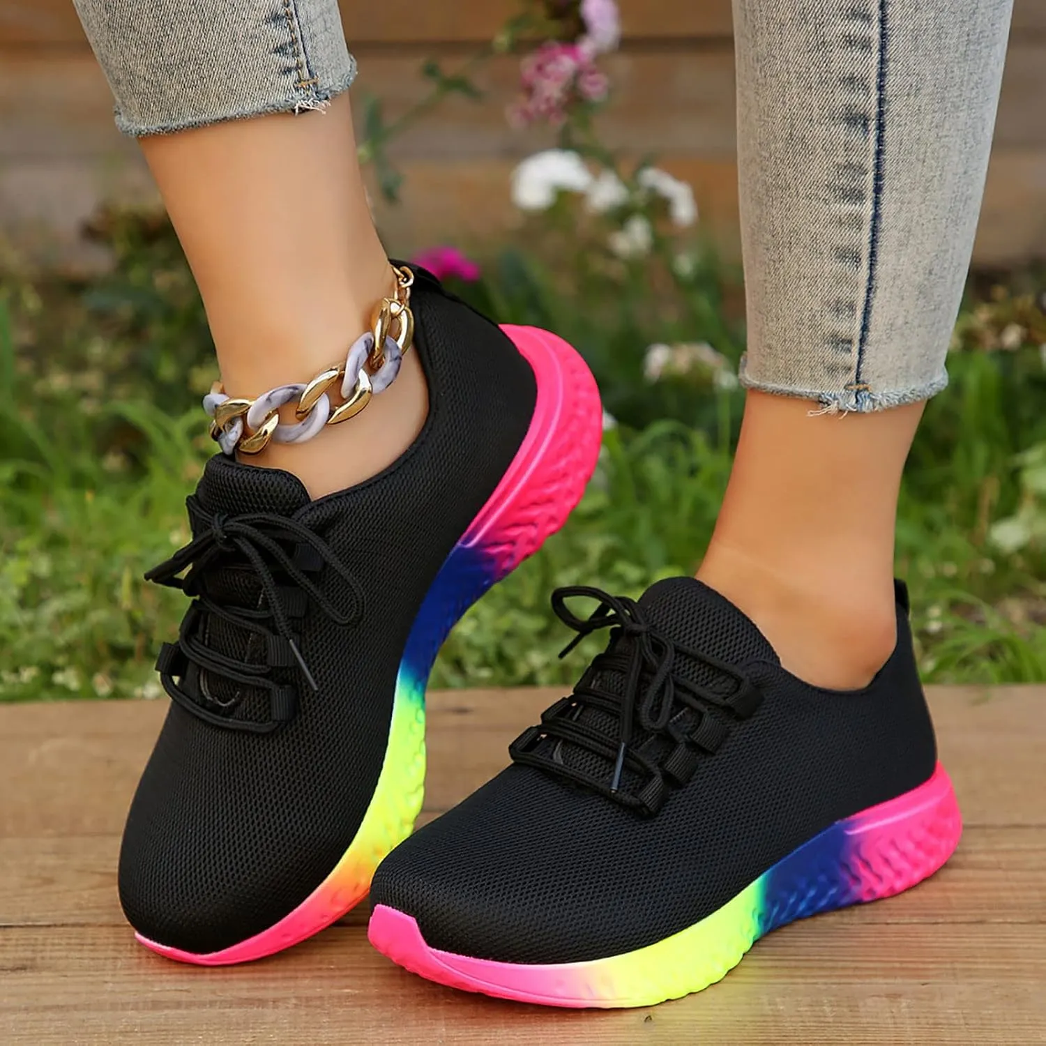 Womens Sneakers 7.5 Casual Pull On Shoes Womens Sneakers Womens Black Athletic Shoes 9.5 High Heel Wedge Sneakers for Women Size 11 Slip On Shoes for Women Indoor Fluffy