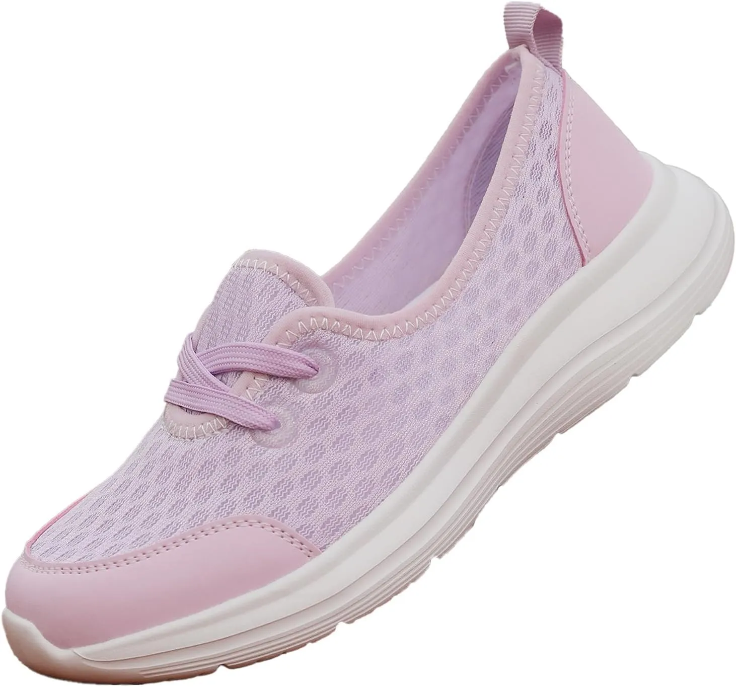 Women's Walking Shoes Soft Sole Mesh Shoe Comfortable Orthopedic Slip-on Breathable Flats Casual Nursing Orthotic Lightweight Shoes Walking Sneaker with Arch Support