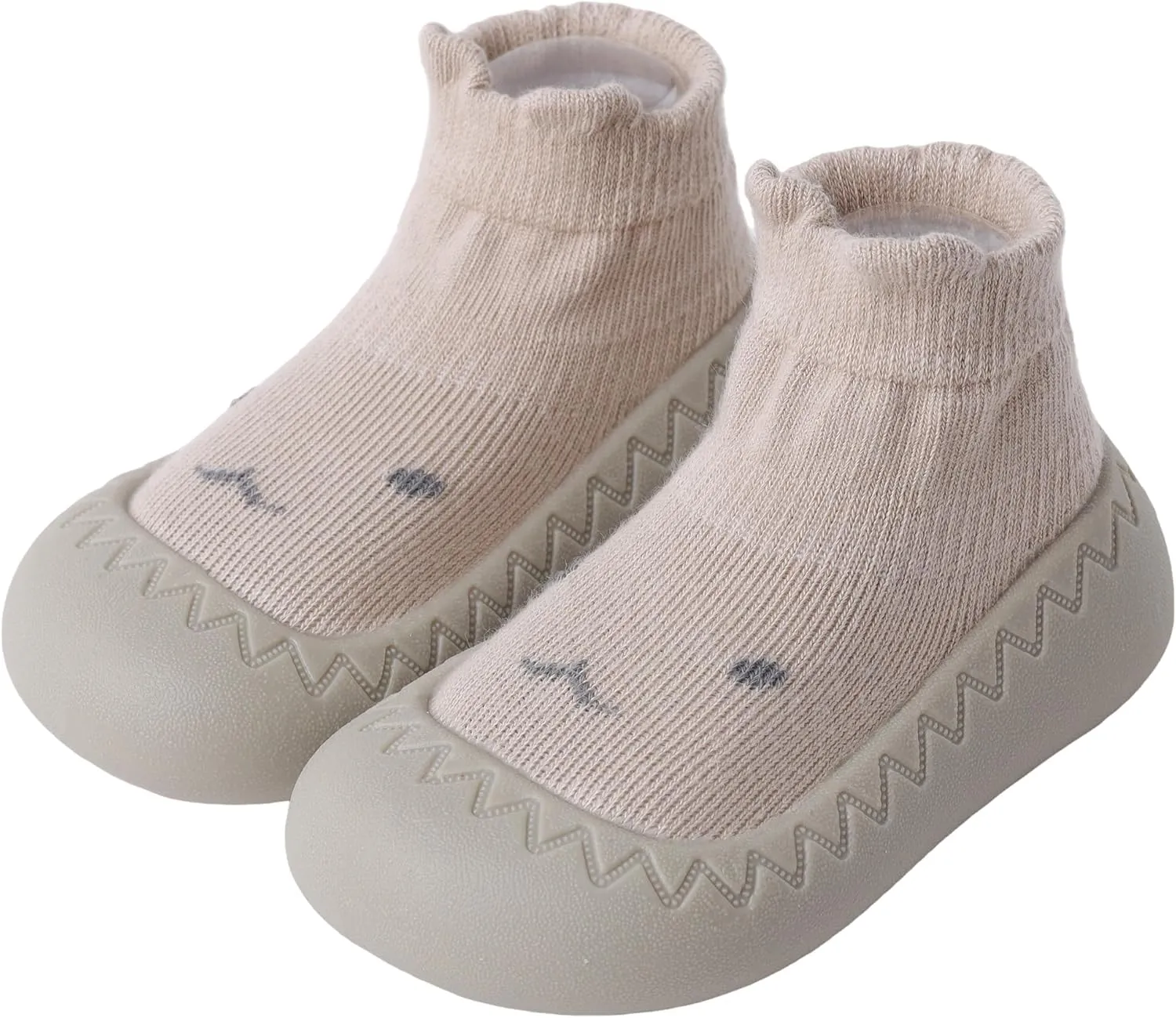 XQ&XG Baby Shoes Infant First Walker Shoes Infant Floor Shoes Indoor Outdoor Non Slip Soft Rubber Sole Breathable Slippers Unisex Sock Shoes Baby Boys Girls Cartoon Slip On Sneakers