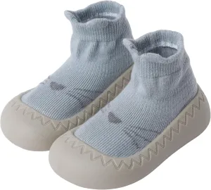 XQ&XG Baby Shoes Infant First Walker Shoes Infant Floor Shoes Indoor Outdoor Non Slip Soft Rubber Sole Breathable Slippers Unisex Sock Shoes Baby Boys Girls Cartoon Slip On Sneakers